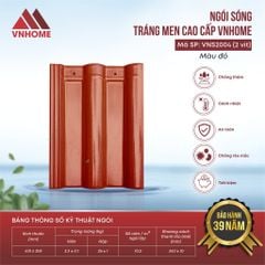 Ngói sóng tráng men VNHOME FUJISU