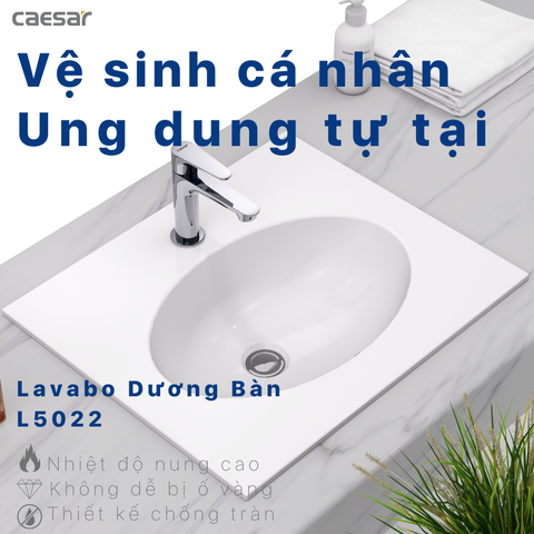 Bộ tủ chậu CAESAR L5022+EH15022AW7V