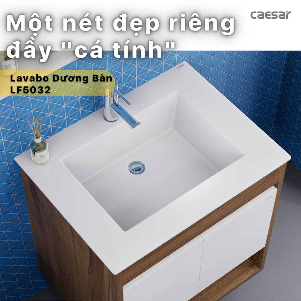 Bộ tủ chậu CAESAR LF5032+EH05032AWV