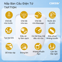 Nắp bàn cầu CAESAR TAF710H