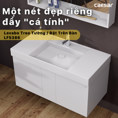 Bộ tủ chậu CAESAR LF5386+EH05386DWV