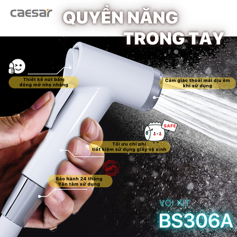 Vòi xịt nhựa CAESAR BS306A