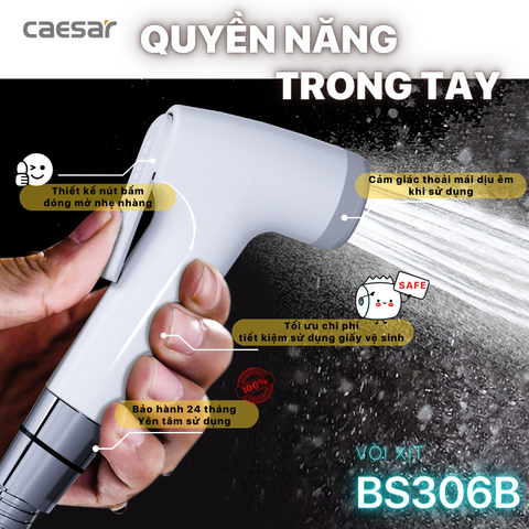 Vòi xịt nhựa CAESAR BS306B