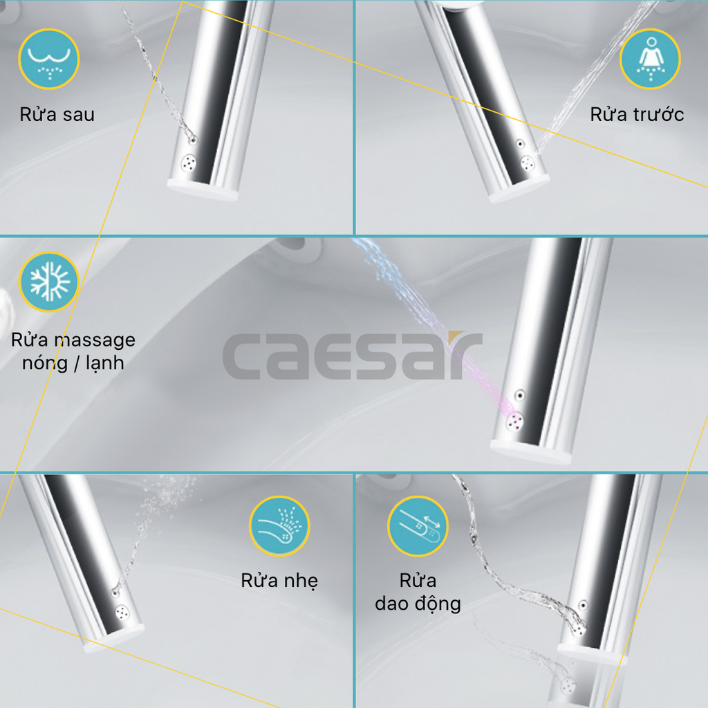 Nắp bàn cầu CAESAR TAF610H