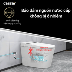 Bàn cầu điện tử CAESAR CA1389H