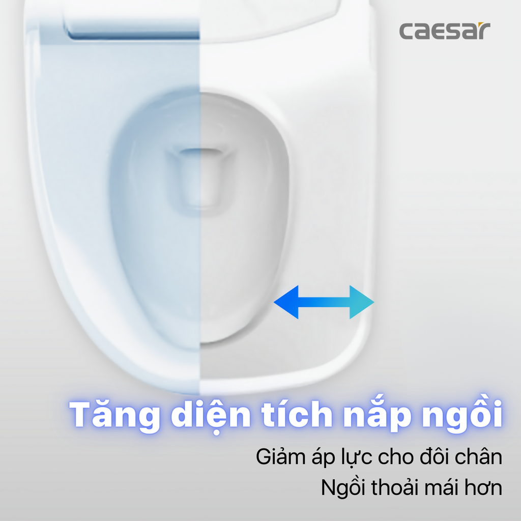 Bàn cầu điện tử CAESAR CA1380H