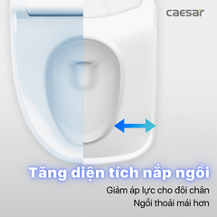 Bàn cầu điện tử CAESAR CA1380H