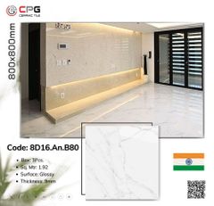 Gạch 80x80 Nhập Khẩu Ấn Độ 8D16