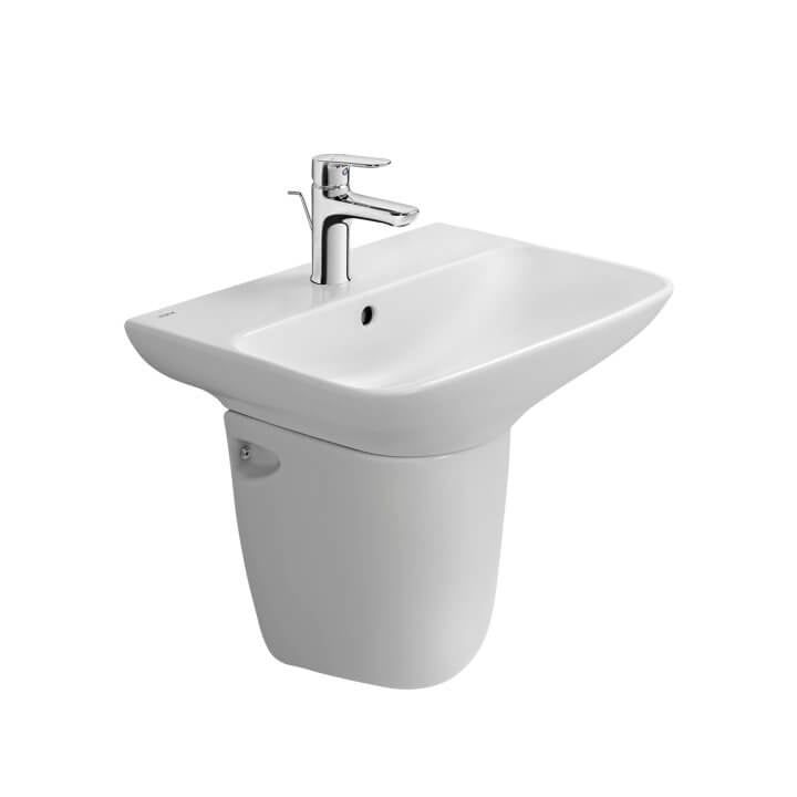 Chậu rửa treo tường INAX L-289VFC+Chân chậu ngắn INAX L-288VC