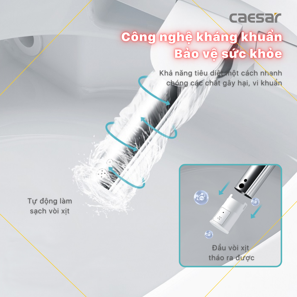Nắp bàn cầu CAESAR TAF610H
