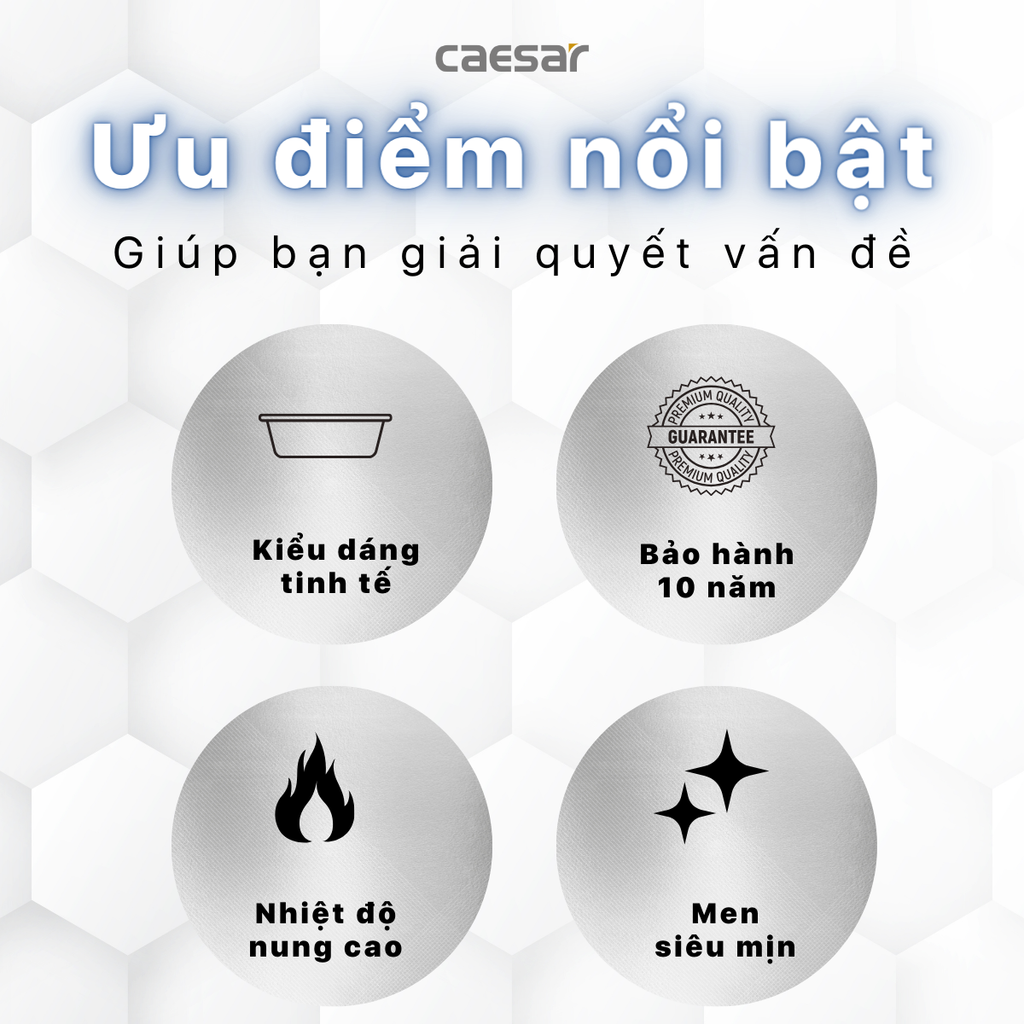 Bộ tủ chậu CAESAR LF5032+EH05032AWV