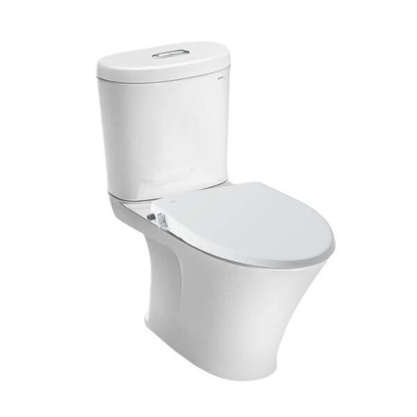 Bàn cầu hai khối + Nắp rửa cơ INAX C-700A+CW-S15VN
