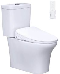 Bàn cầu hai khối + Nắp rửa điện tử CAESAR CD1341+TAF710H