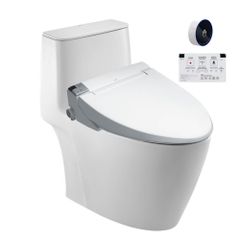 Bàn cầu hai khối xả cảm ứng + Nắp rửa điện tử INAX ACT-832+CW-KA22AVN