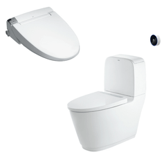Bàn cầu hai khối xả cảm ứng + Nắp rửa điện tử INAX ACT-832+CW-KB22AVN