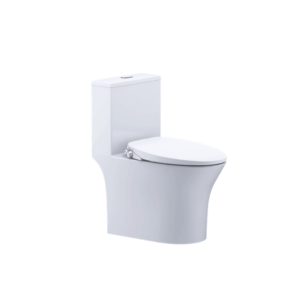 Bàn cầu một khối + Nắp rửa cơ CAESAR C1391F+TAF060
