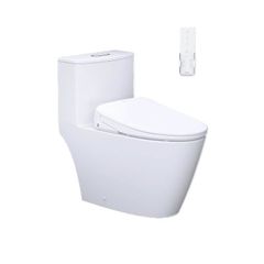 Bàn cầu một khối + Nắp rửa điện tử CAESAR C1363F+TAF710H