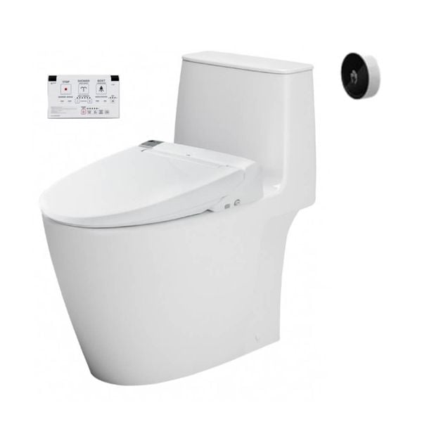 Bàn cầu một khối + Nắp rửa điện tử INAX ACT-902+CW-KA22AVN