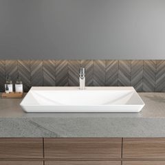 Chậu rửa bán âm bàn Viglacera CB68