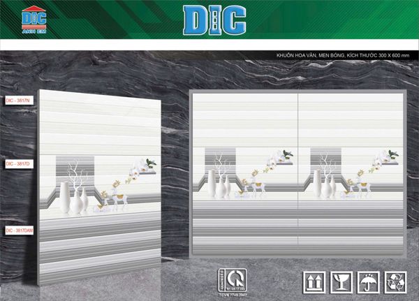 Gạch 30x60 DIC 3817DAM 3817D 3817N