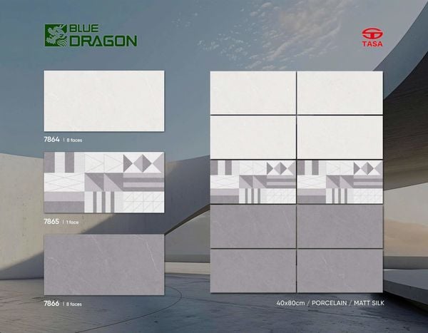 Gạch 40x80 Tasa 7864 7865 7866