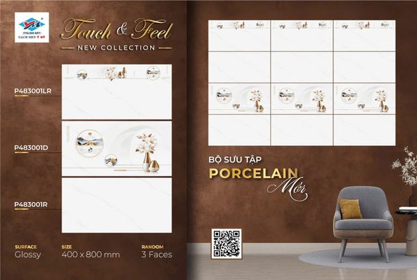 Gạch 40x80 Ý Mỹ P483001R P483001D P483001LR