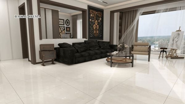 Gạch 80x80 Nhập Khẩu Ấn Độ BAIKAL CREMA