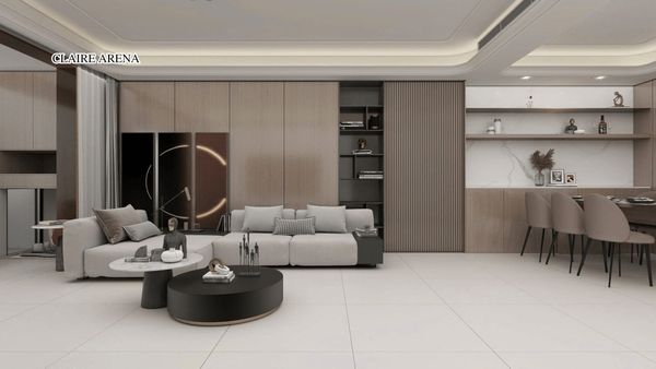 Gạch 80x80 Nhập Khẩu Ấn Độ CLAIRE ARENA