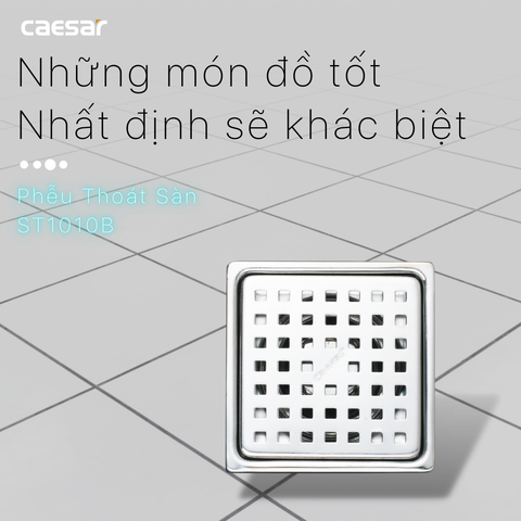 Phểu thoát sàn (Ø60) CAESAR ST1010B