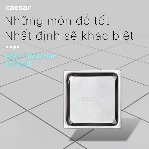 Phểu thoát sàn (Ø60) CAESAR ST1010E