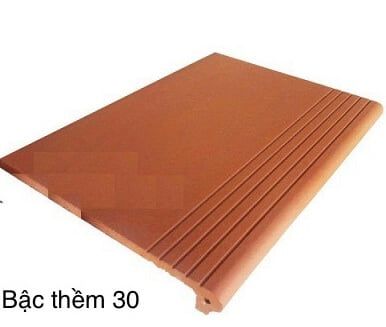 Gạch Viglacera Hạ Long Cotto Bậc thềm CT13L 30x30 4v/T đỏ