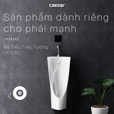 Bồn tiểu treo tường CAESAR U0235