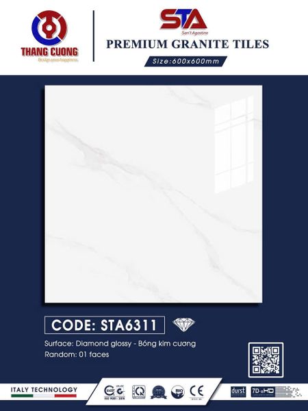 Gạch 60x60 Thắng Cường STA6311
