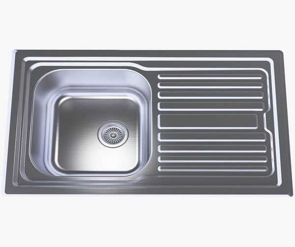 Chậu rửa chén Đại Thành DX41101 inox 304 1 hộc 1 mâm