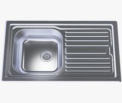Chậu rửa chén Đại Thành DX41101 inox 304 1 hộc 1 mâm