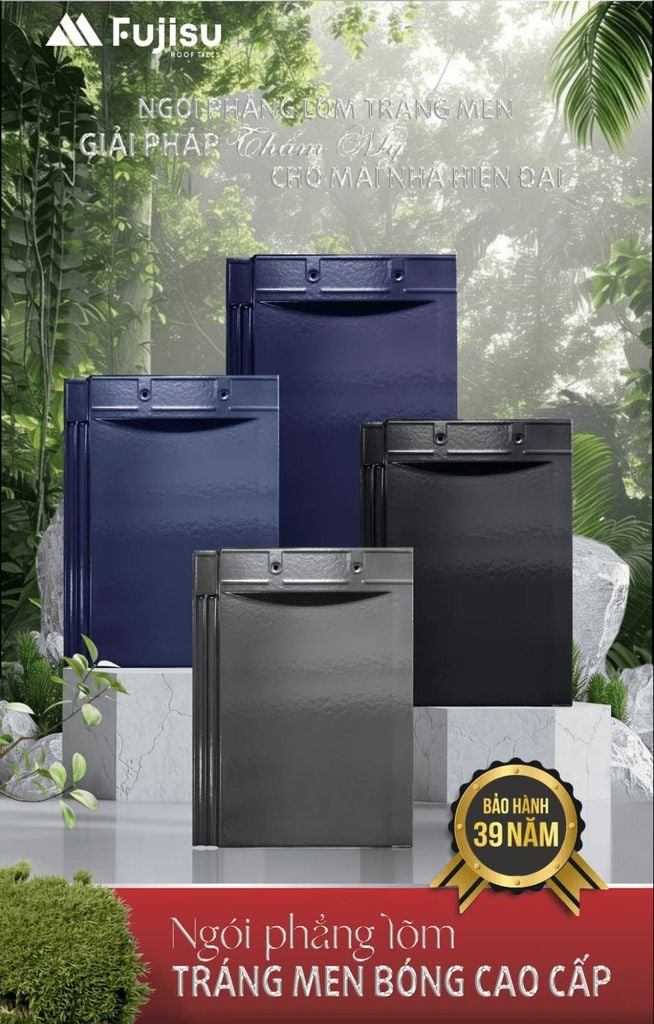 Ngói phẳng tráng men VNHOME FUJISU