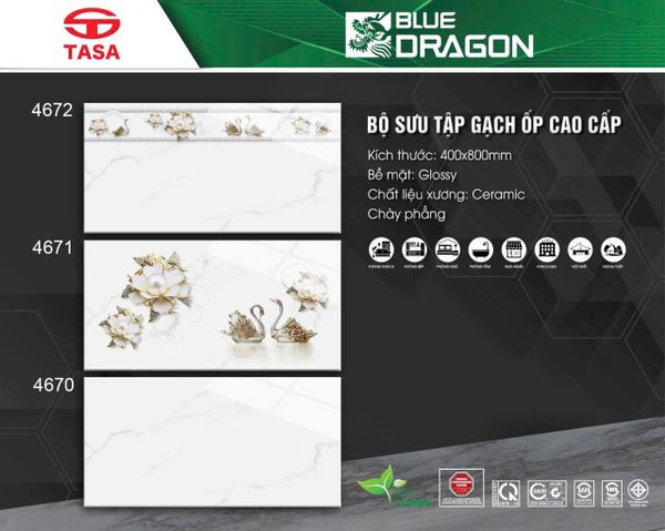 Gạch 40x80 Tasa 4670 4671 4672