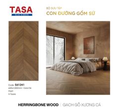 Gạch 60x120 Tasa S61241 BST Con đường gốm sứ