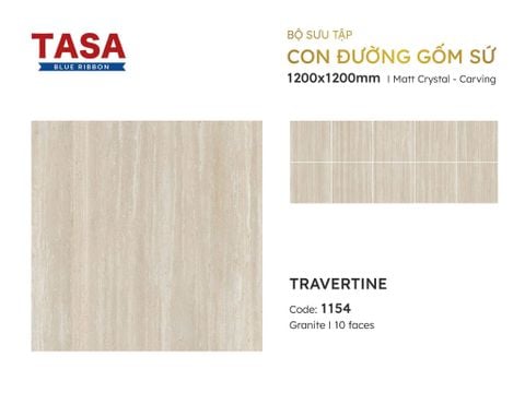 Gạch 120x120 Tasa 1154 BST Con Đường Gốm Sứ