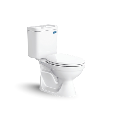 Bàn cầu hai khối Viglacera VT18M nắp thường