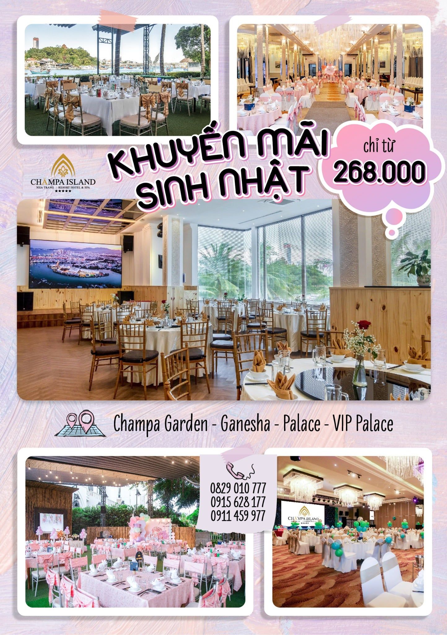 ALL-INCLUSIVE PARTY PACKAGE – CAPTURE YOUR GOLDEN MOMENTS FROM JUST 268K