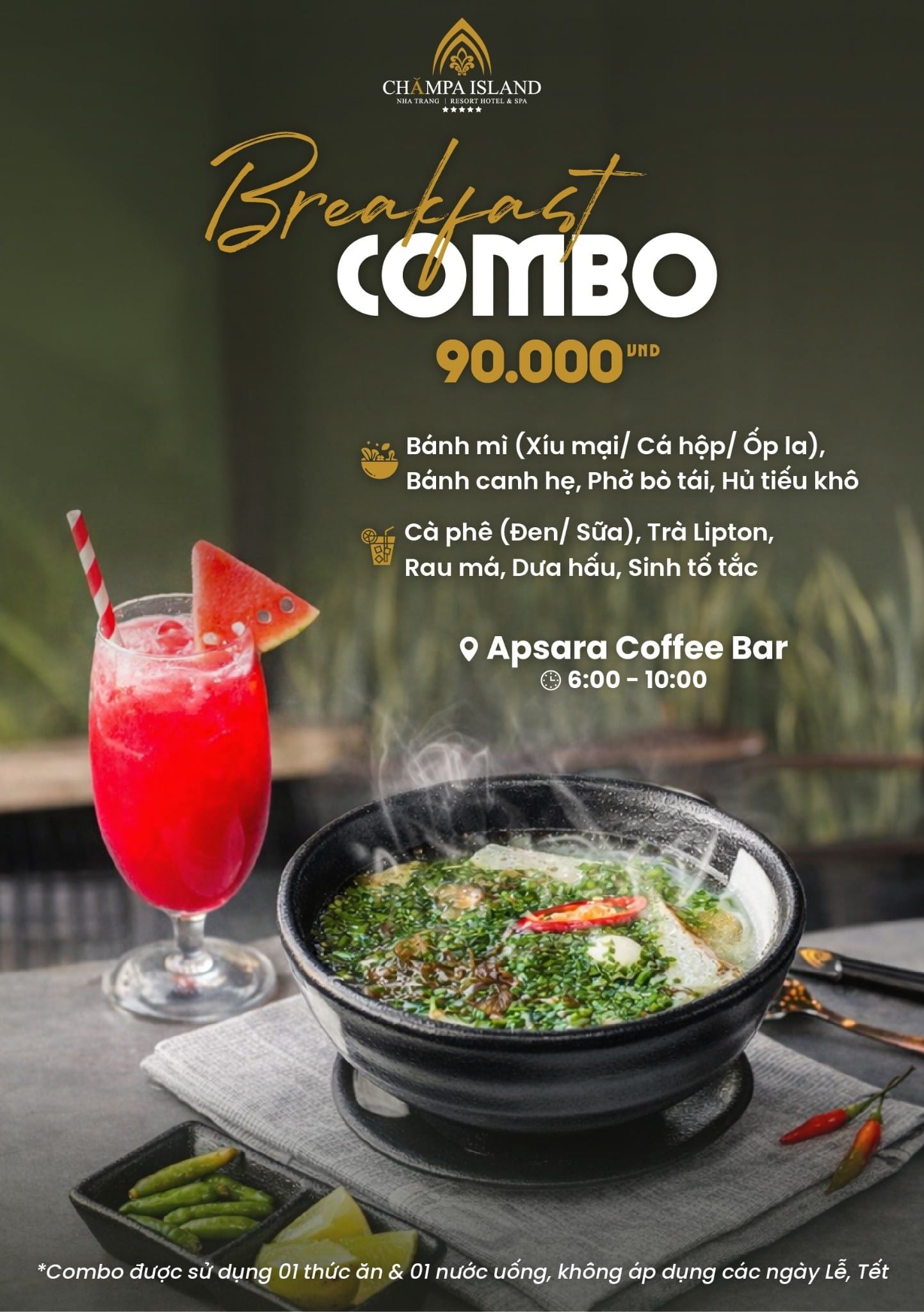 GOOD MORNING - KHỞI ĐỘNG NGÀY MỚI VỚI COMBO ĂN SÁNG CHỈ 90K