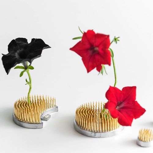 Bàn Chông Cắm Hoa Ikebana - Hình Nhật Nguyệt - Ishizaki 109x67x21mm (303)