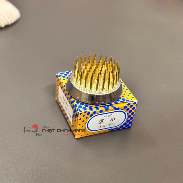 Bàn Chông Tròn Cắm Hoa Ikebane Hãng Ishizaki - Không Ron Cao Su - Nhập Khẩu Nhật Bản