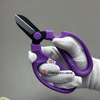 Kéo Cắm Hoa Sakagen Hand Creation F-170 Lưỡi Đen - Màu Tím Nhật