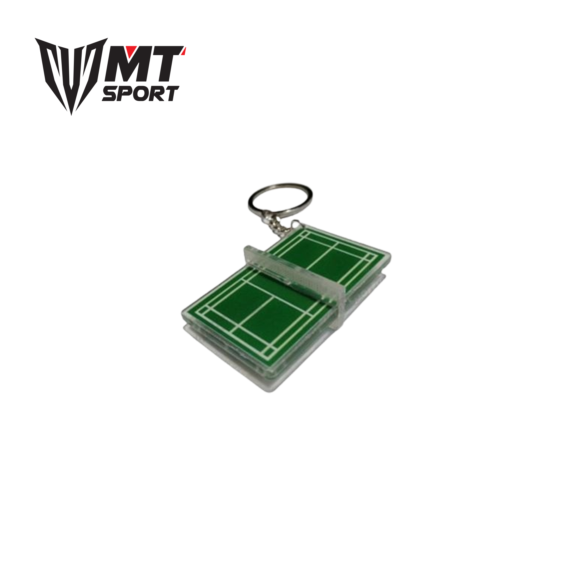 Móc khóa sân cầu lông Mini