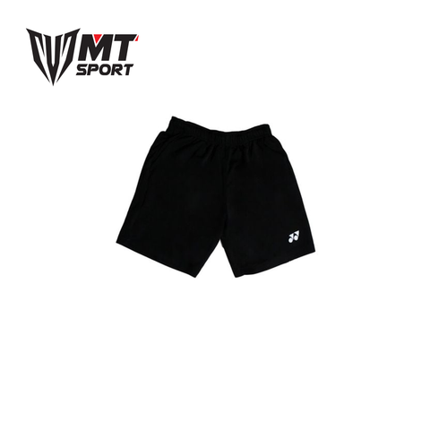 Quần ngắn chữ Yonex nam đen