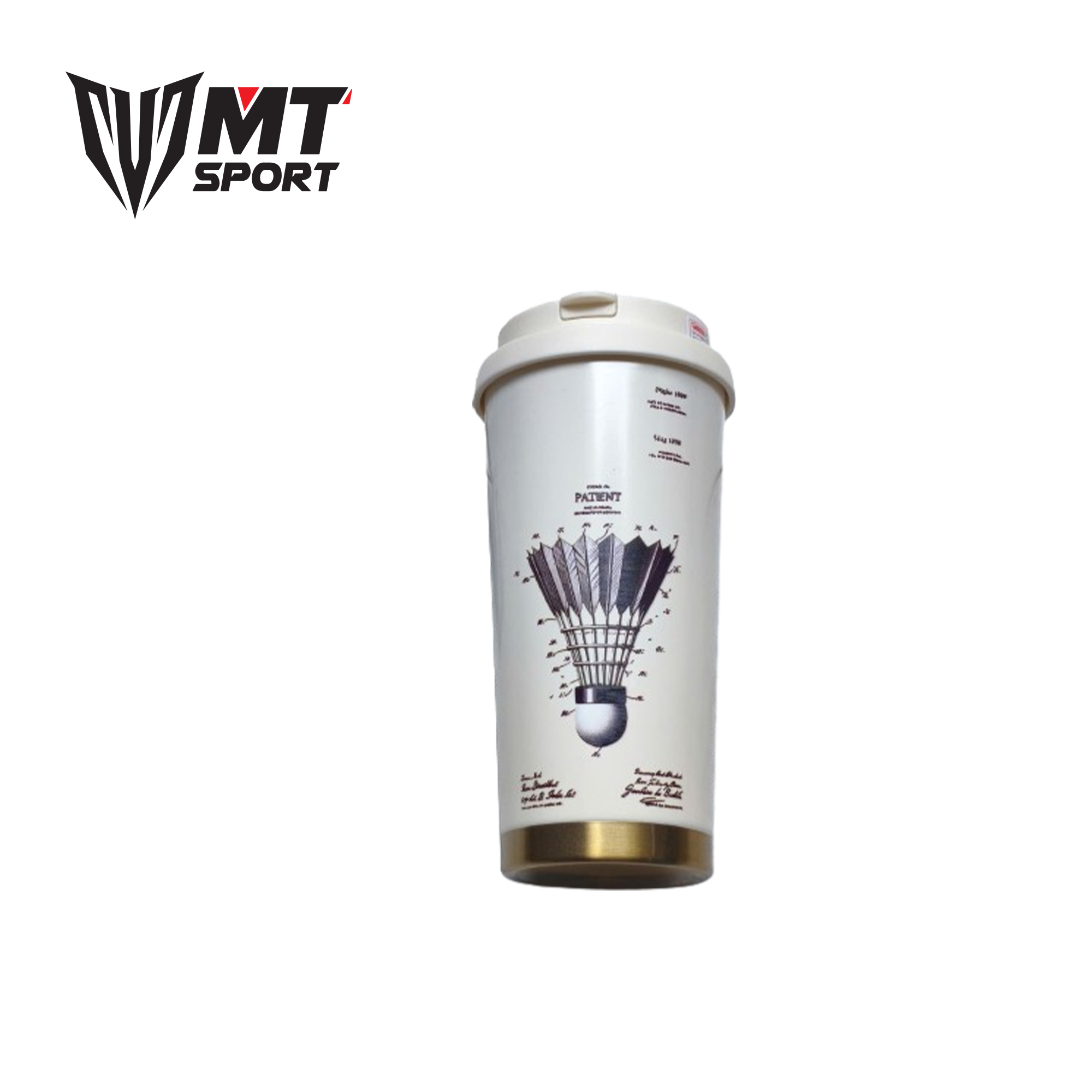 Ly giữ nhiệt họa tiết cầu lông