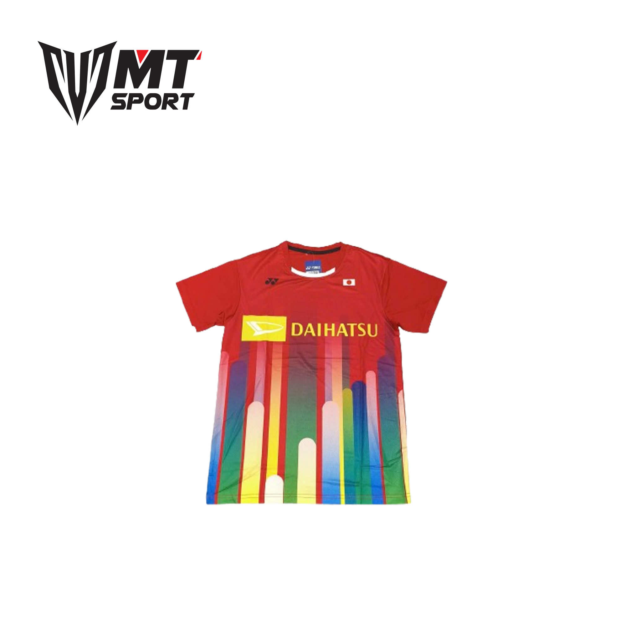 Áo cầu lông Yonex nam đỏ phối màu Daihatsu