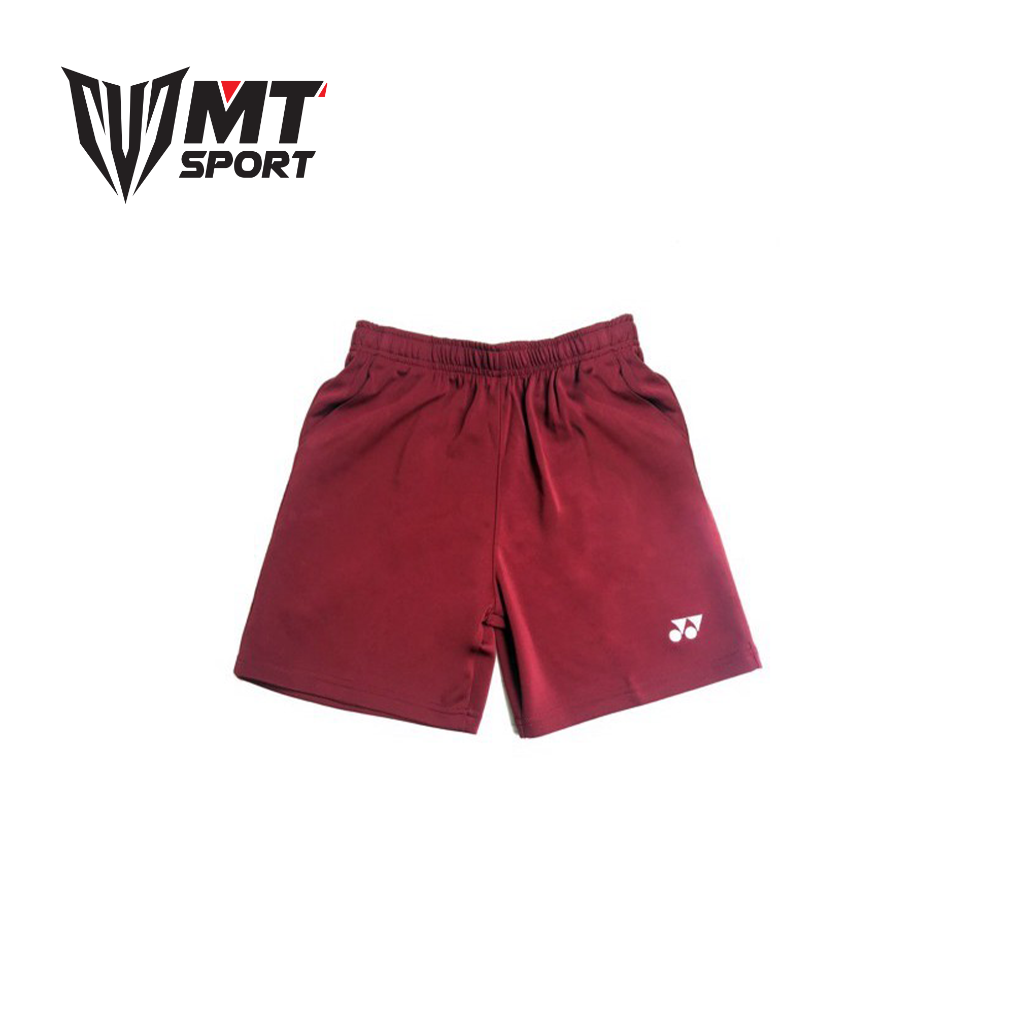 Quần ngắn chữ Yonex nam nâu đỏ